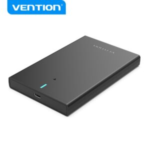 vention carcasa usb 3.1 gen 2 c transferencia 6 gbps uasp y trim modo suspension proteccion abs facil instalacion color negro