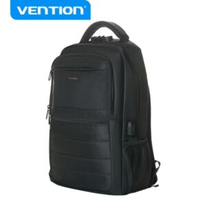 vention mochila techpro securepack compatible con portatiles hasta 17" puerto usb cremallera con contraseña impermeable color negro