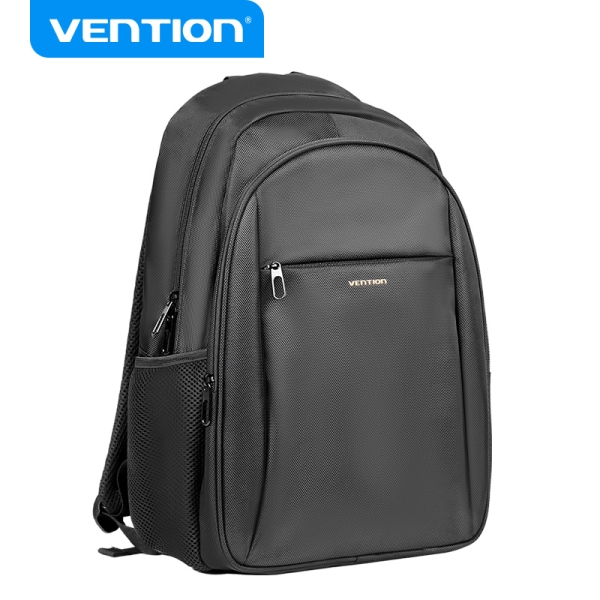 vention mochila para portatil capacidad 20l para laptops 15.6" material resistente al agua y arañazos color negro