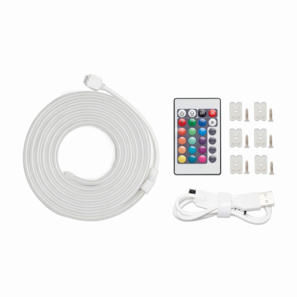 vention tira de luces led de neon control remoto usb 5v 2m flexible y duradera resistente al agua ip65 color varios