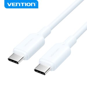 vention cable usb niquelado 60w 3a color azul