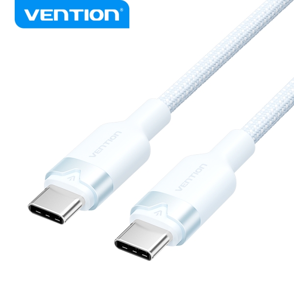 vention cable usb 2.0 niquelado 60w 3a color azul