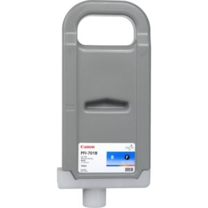 canon pfi 701b azul cartucho de tinta original 0908b001