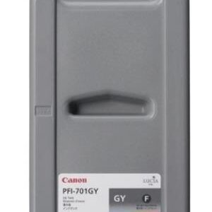 canon pfi 701gy gris cartucho de tinta original 0909b001