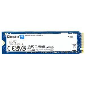 kingston nv3 disco duro solido ssd m2 2280 1tb pcie 4.0 nvme 3d nand