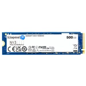 kingston nv3 disco duro solido ssd m2 2280 500gb pcie 4.0 nvme 3d nand