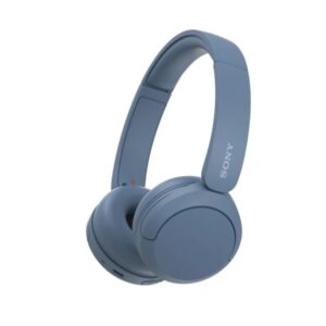 sony wh ch520 auriculares bluetooth 5.2 con microfono integrado diadema ajustable conectividad multipunto auriculares giratorios autonomia hasta 50h color azul