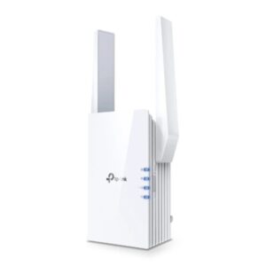 tp link re705x repetidor de red wifi 6 ax300 doble banda velocidad hasta 3000mbps puerto gigabit ethernet modo punto de acceso 2 antenas externas