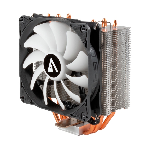 abysm snow iv ventilador cpu 120mm con disipador 4 heatpipes velocidad max. 1400rpm color blanco