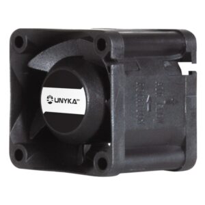 unykach server ventilador 40mm de doble bola velocidad max. 6000rpm conector de 4 pines con control de temperatura color negro