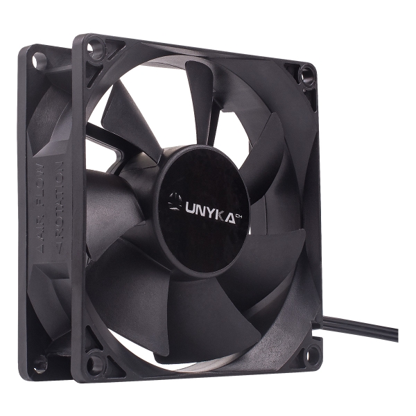 unykach ventilador 90mm velocidad max. 2000rpm color negro