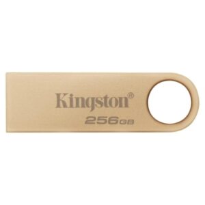 kingston datatraveler se9 g3 memoria usb a 3.2 gen 1 256gb 220 mb/s en lectura diseño metalico color oro (pendrive)