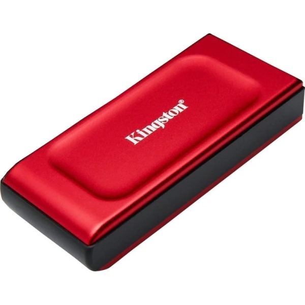 kingston xs1000 disco duro solido portatil ssd 1tb usb 3.2 color rojo