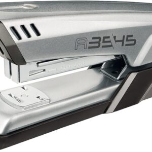 maped half strip a 3545 grapadora metalica de sobremesa hasta 25 hojas a la vez admite grapas 24/6 y 26/6 grapado abierto y cerrado color gris metalizado