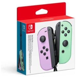 nintendo joy con set 2 mandos joy con inalambricos izquierda/derecha color morado y verde