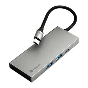 ngs wonder dock 4 pro 4 en 1 hub usb c 2x usb 3.0, 1x usb c pd 100w, 1x hdmi admite resoluciones maximas de 4k a 30 hz velocidad hasta 5 gbps
