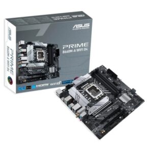 asus prime b660m a wifi d4 placa base intel 1700 4x ddr4 wifi, bluetooth, hdmi, m.2, pcie3.0, 4.0, 4x sata iii, usb 3.2, microatx