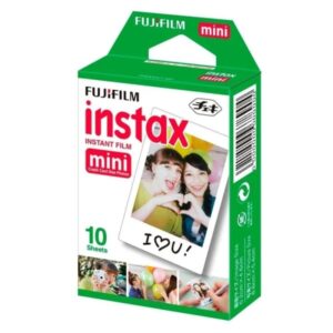 fujifilm instax mini pack de 10 peliculas de fotos instantaneas validas para todas las camaras mini de instax formato de impresion (tamaño de la imagen: 46x62mm)