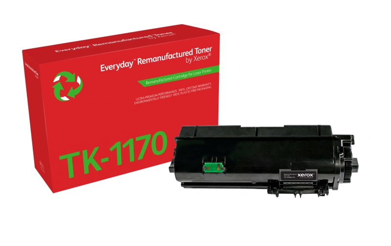 xerox everyday kyocera tk1170 negro cartucho de toner remanufacturado reemplaza 1t02s50nl0