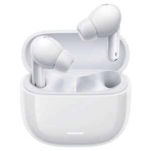 xiaomi redmi buds 6 lite auriculares bluetooth 5.3 microfono integrado cancelacion de ruido activa autonomia hasta 7h control tactil color blanco