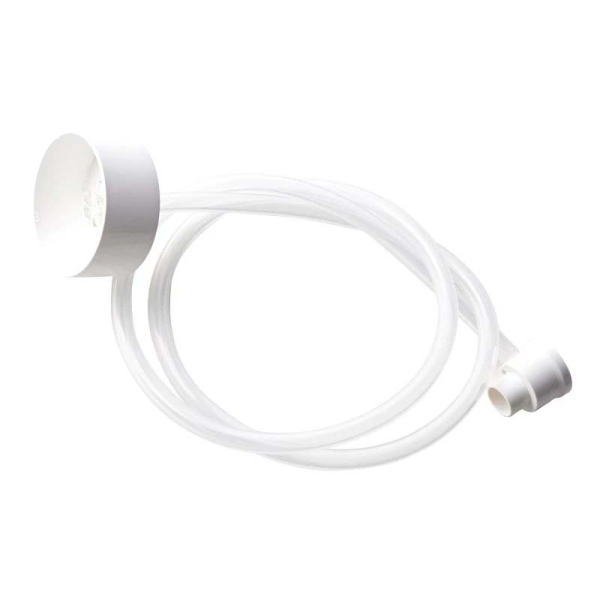 xiaomi instant hot water dispenser tube tubo para dispensador de agua caliente apto para botellas de agua genericas tubo de 110mm fabricado en abs, pp, silicona color blanco