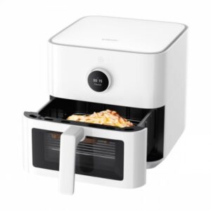 xiaomi smart air fryer freidora sin aceite 5.5l 1600w ajuste de temperatura 12 recetas incorporadas control por voz color blanco