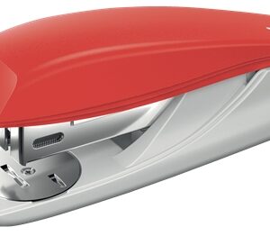 petrus 210 recycle grapadora de sobremesa grapa hasta 25 hojas 96% de plastico reciclado grapado abierto, cerrado y clavado incluye 200 grapas petrus 22/6 color rojo