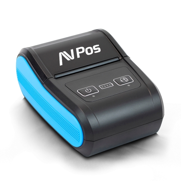 avpos impresora termica portatil de tickets mp580r 58mm velocidad 90 mm/s bt y usb c color negro