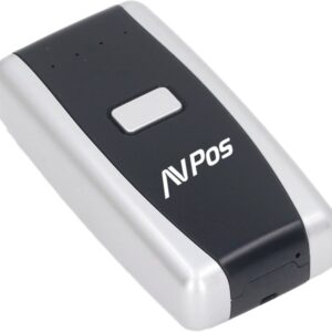 avpos lector de codigos portatil bt01 codigos 1d, 2d y qr bluetooth 1000mah color negro