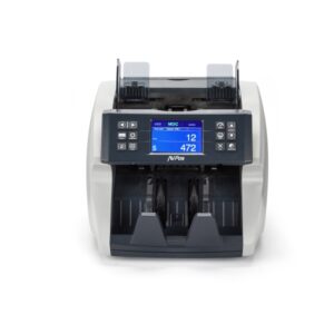 avpos contador/detector de billetes avp dtc180 cuenta cantidad de billetes, valor subtotal y valor total 1200 billetes min color negro