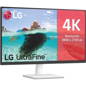 lg ultrafine monitor led 27" ips ultrahd 4k hdr10 respuesta 5ms angulo de vision 178º 16:9 hdmi, displayport vesa 100x100mm