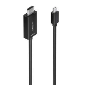 aisens cable conversor mini dp a hdmi 4k@60hz mini dp/m hdmi/m 1.0m color negro