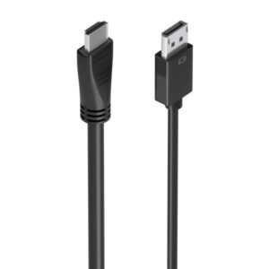 aisens cable conversor displayport a hdmi 4k@60hz dp/m hdmi/m 5.0m color negro