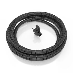 aisens organizador de cable en espiral 25mm 6.0m color negro