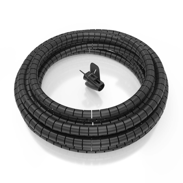 aisens organizador de cable en espiral 25mm 10m color negro