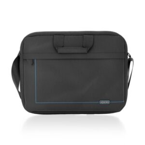 aisens maletin para portatil 15,6 " acolchado fino bolsillo frontal con cremallera color negro