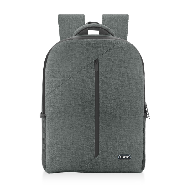 aisens mochila premium para portatil 15,6" color gris