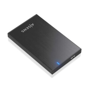 aisens caja externa 2,5" ase 2527b 9.5mm sata a usb 3.0/usb3.1 gen1 color negro