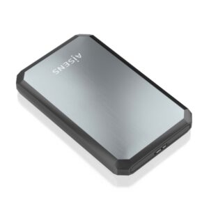 aisens caja externa 2,5" ase 2529b 9.5mm sata a usb 3.0/usb3.1 gen1 color negro/gris