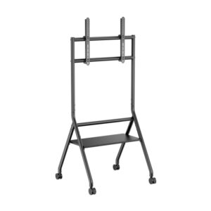 aisens soporte de suelo eco con rueda 1 bandeja para pantalla interactiva/tv 80kg de 37 86 color negro