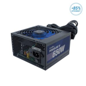 coolbox powerline iii 650w fuente de alimentacion 650w atx 12v pfc activo ventilador 120mm