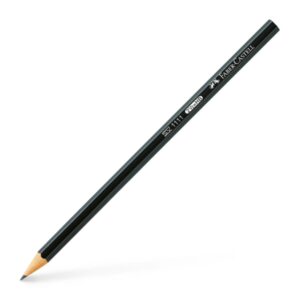 faber castell castell 1111 lapiz de grafito hb mina resistente a la rotura cuerpo con acabado en negro