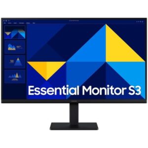 samsung essential s3 monitor 27" lcd ips fullhd 1080p 100hz respuesta 5ms angulo de vision 178° hdmi vesa 100x100mm