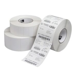 zebra z select 2000t pack de 12 rollos de etiquetas termicas originales 75x51mm adhesivo permanente 1370 unidades x rollo 800273 205