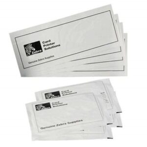 zebra zxp3 pack de 4 tarjetas de limpieza para cabezal de impresion + 4 tarjetas de limpieza para alimentador