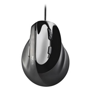 ngs samsara raton ergonomico vertical laser 3200dpi 5 botones silencioso color negro