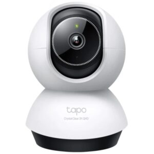 tp link tc72 camara de seguridad wifi 2k qhd 4mp 360º vision nocturna deteccion y notificaciones inteligentes de ia alarma de luz y sonido audio bidireccional