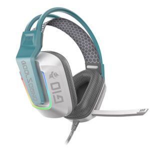 coolsound auricular gaming g10 compatible con xbox, ps5, ps4, switch y pc color azul