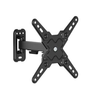 cromad soporte de pared con brazo articulado para tv de 13" 43" giratorio, inclinable y extensible peso max 20kg vesa 200x200
