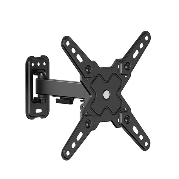 cromad soporte de pared con brazo articulado para tv de 13" 43" giratorio, inclinable y extensible peso max 20kg vesa 200x200